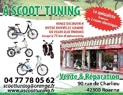 Concessionnaire / Garage / Magasin Moto, Scooter, Quad, Buggy / SSV A SCOOT TUNING à ROANNE